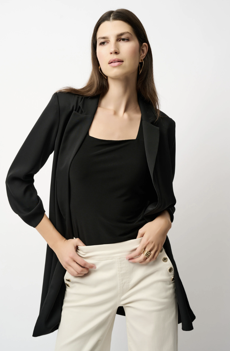 Black Long Blazer