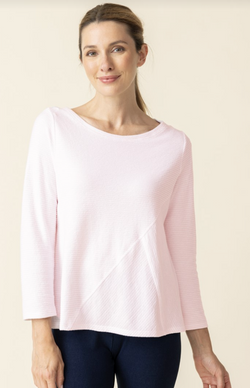 Carnation Texture Sunset Top