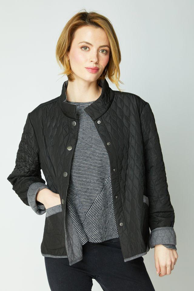 Black Quilted Jacket