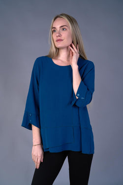 Teal Seam Blouse