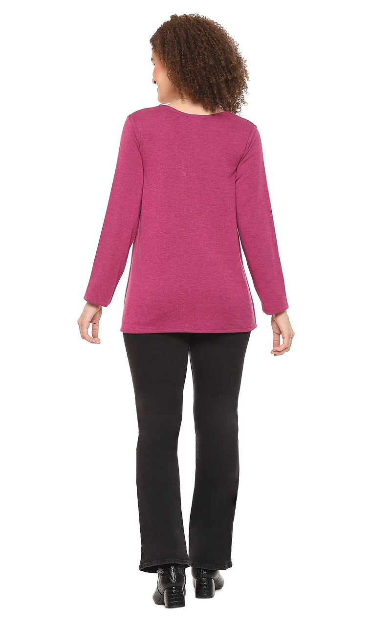 Fuchsia Reversible Top