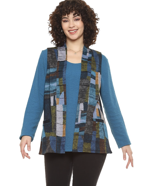 Fall Geo Reversible Vest
