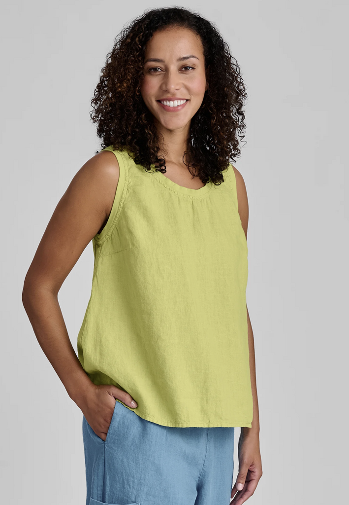 Key Lime Linen Tank – Gondwana & Divine Clothing Co.