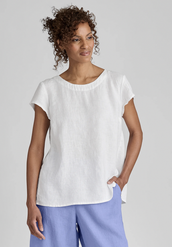 Peri Linen Top