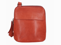 Red Lucy Leather Organizer Bag