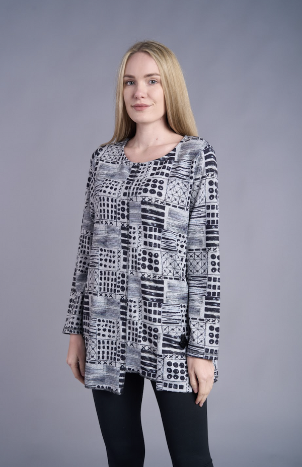 Grey Dices Top