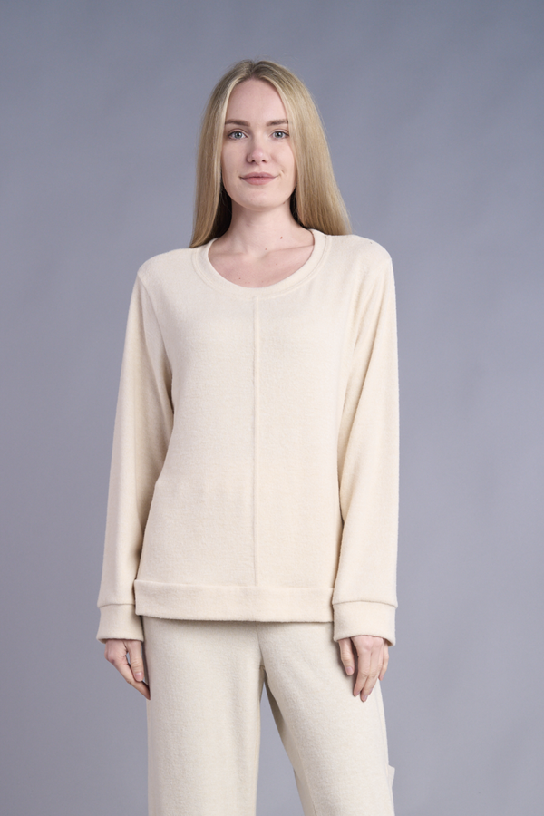 Oatmeal Super Soft Crew
