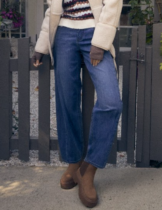 Barrel Ankle Jeans