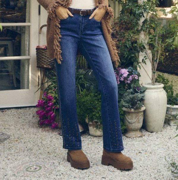 Indigo Boot Cut Jeans