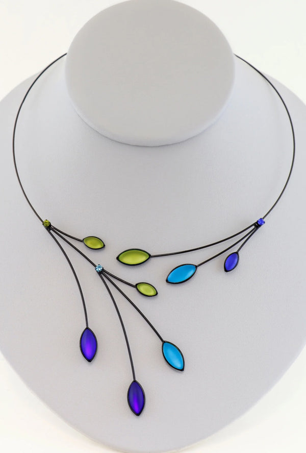 Royal & Chartreuse Necklace