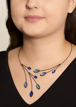Lavender & Blues Necklace