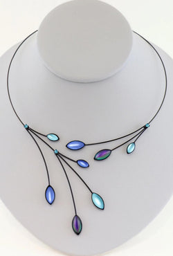 Light Blue & Purples Necklace