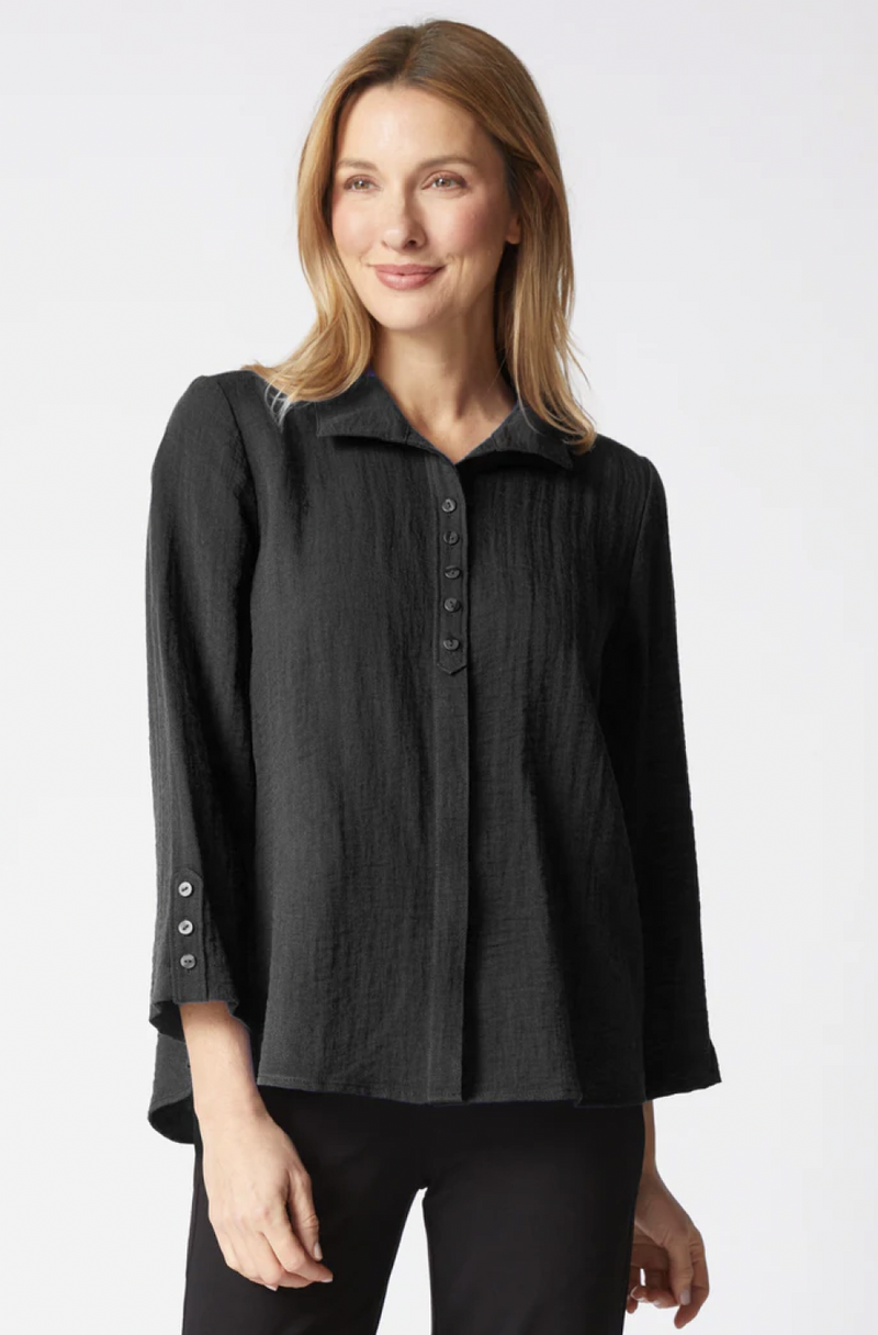 Classic Black Travel Shirt