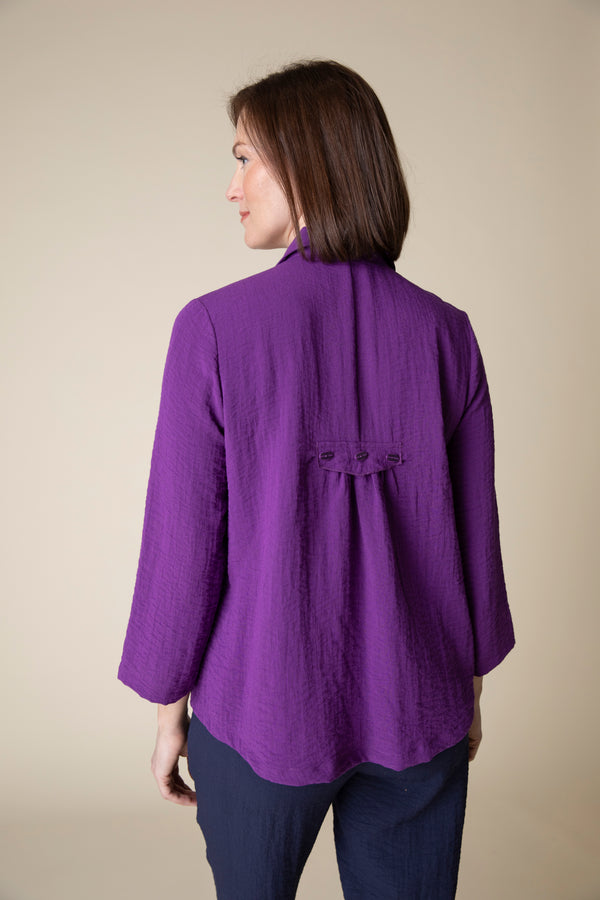 Plum Pocket Jacket