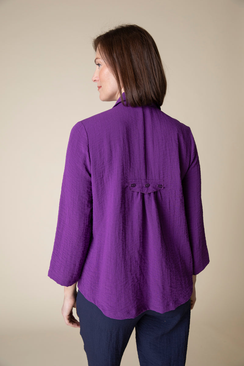 Plum Pocket Jacket