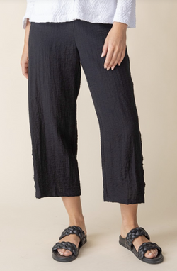 Black Crop Travel Pant