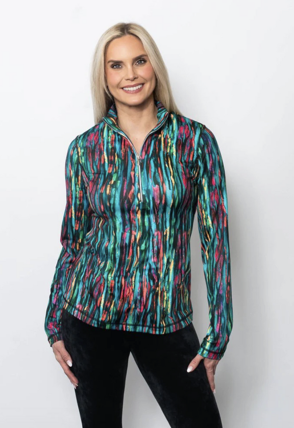 Reflection Zip Sport Top