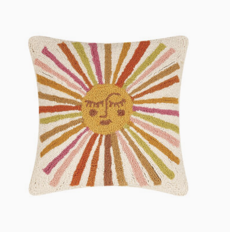 Retro Sunshine Hook Pillow