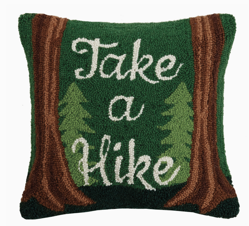 Take A Hike Hook Pillow