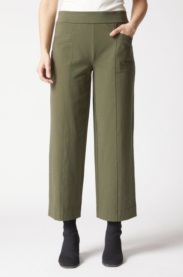 Forest Stonewash Taper Pant