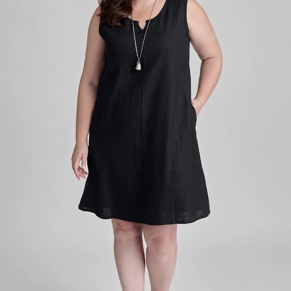 Black Linen Shift Dress – Gondwana & Divine Clothing Co