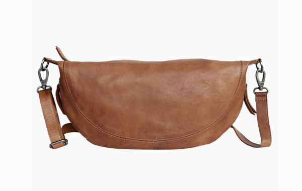 Cognac Callie Handcrafted Leather Sling