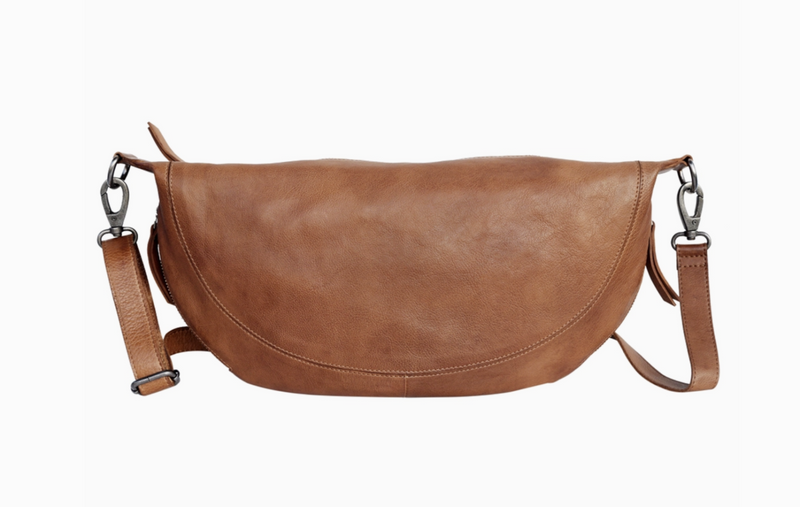 Cognac Callie Handcrafted Leather Sling