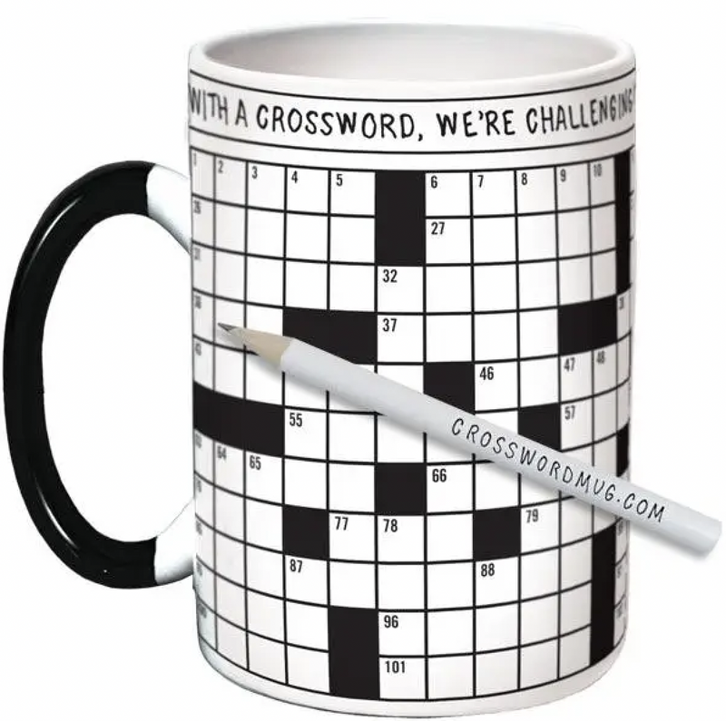 Crossword Puzzle Mug