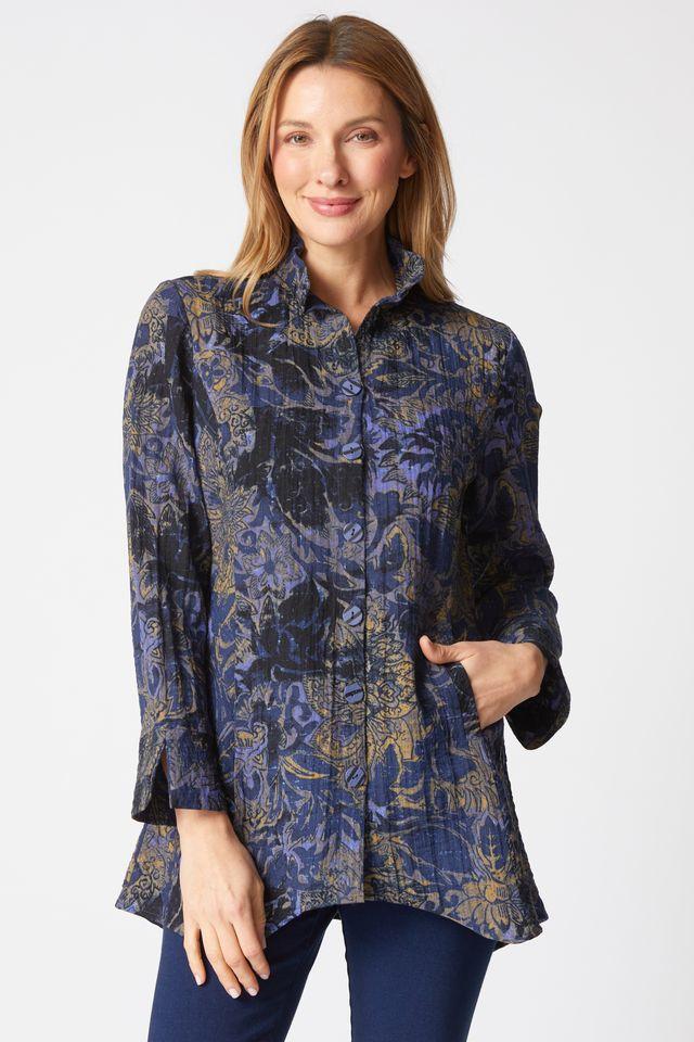 Midnight Travel Floral Artist Shirt