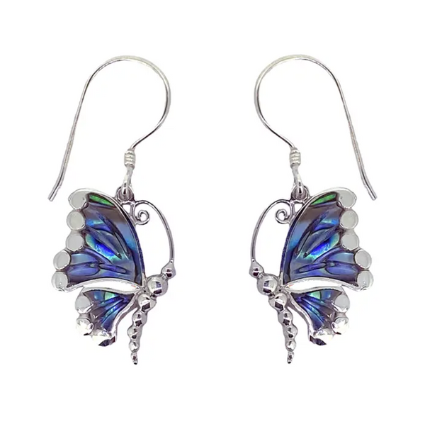 Sterling Silver Butterfly Earrings
