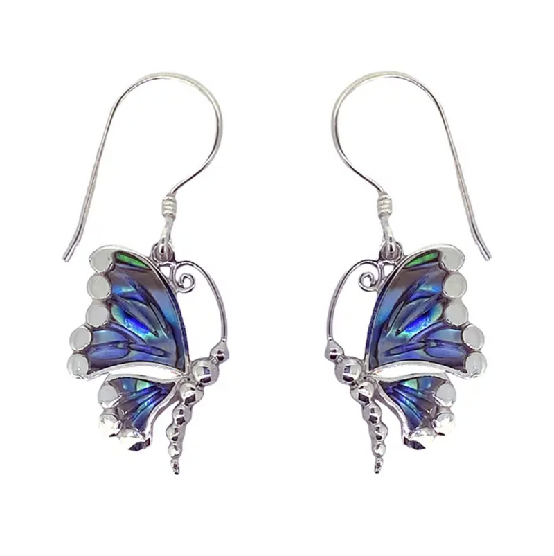 Sterling Silver Butterfly Earrings