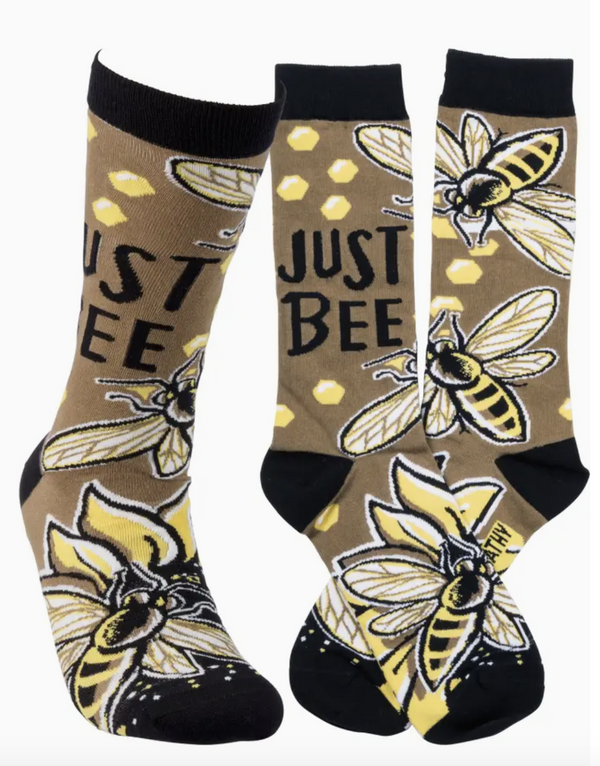 Just Bee Crew Sock