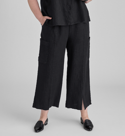 Black Modern Flood Pant