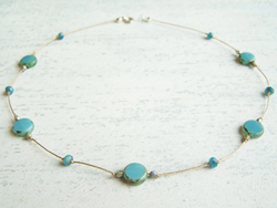 Sky Blue Sundance Necklace