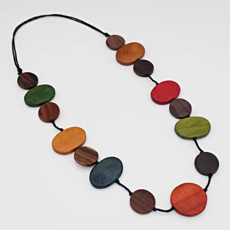 Wood Multi Necklace