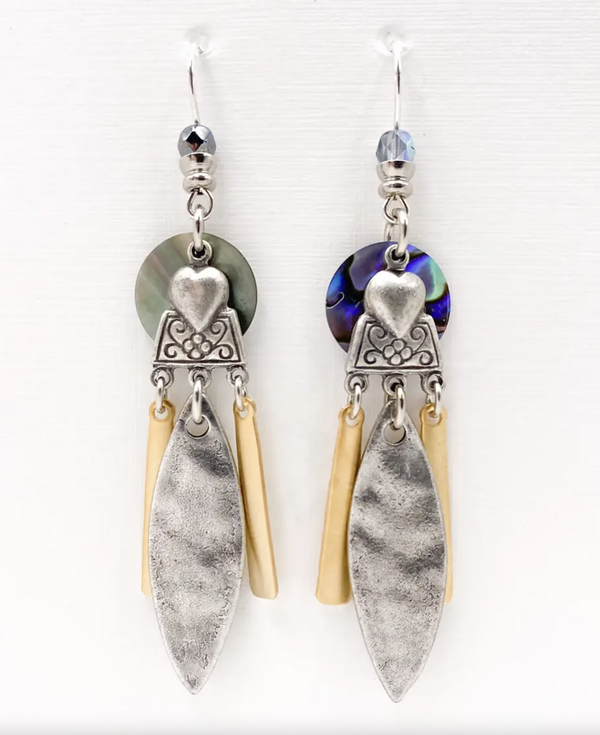 Two-Toned Nepal Earring
