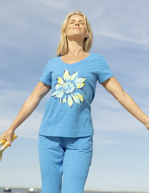 Peruvian Cotton Sunflower Tee