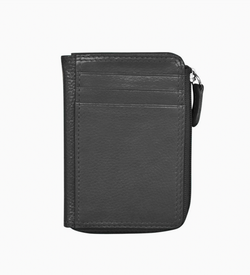 Black Leather Credit Card Holder