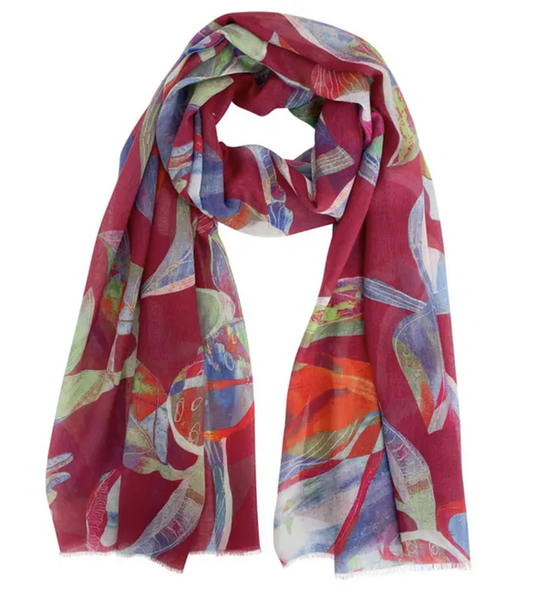 Ruby Cotton Scarf