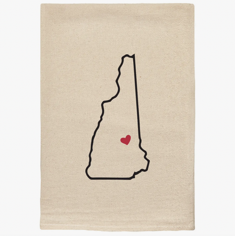 NH Love My State Tea Towel