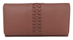 Urbano Braided Marsala Wallet