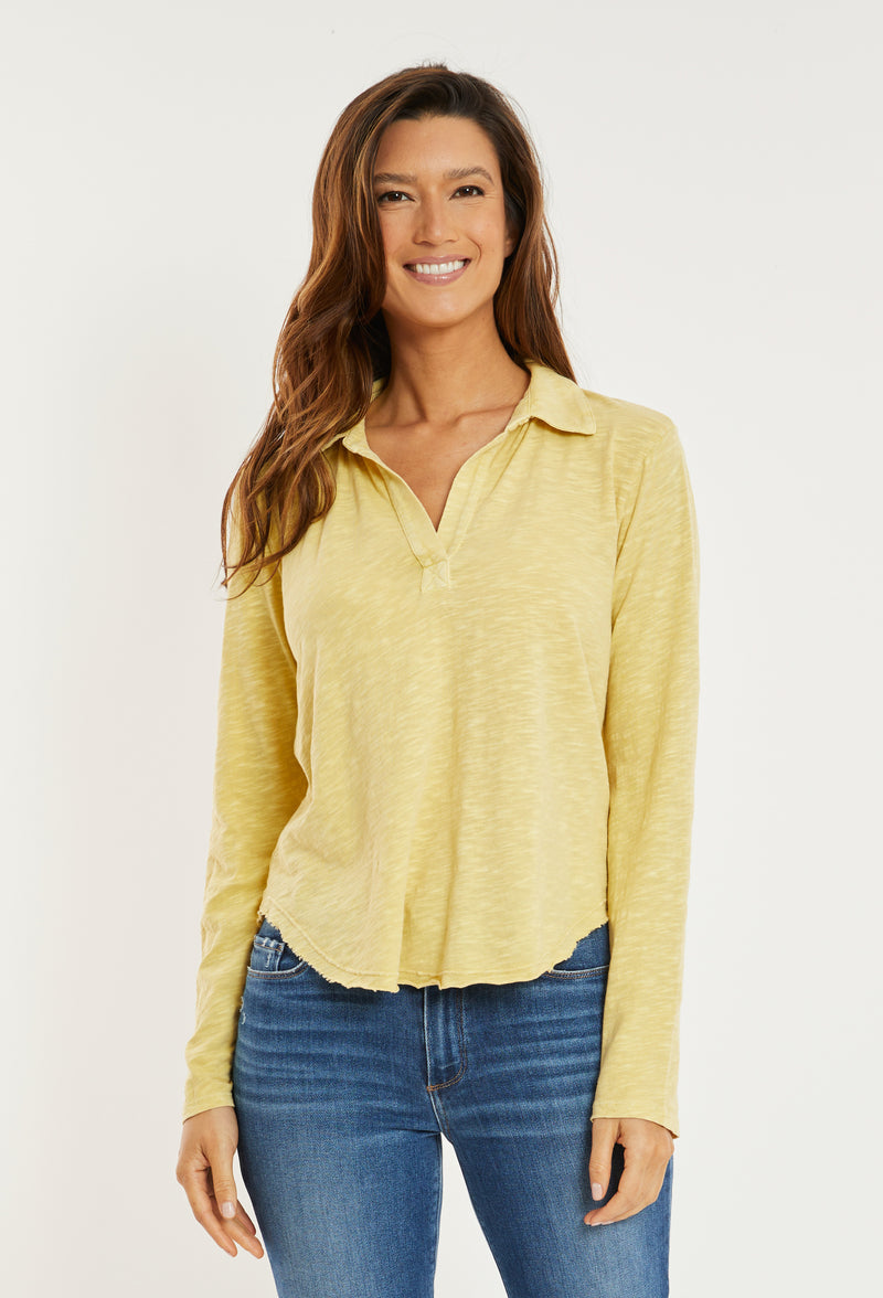 Baked Pear Easy Polo Tee