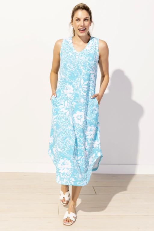 Paisley Scroll Dress