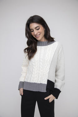 Mix Cable Sweater