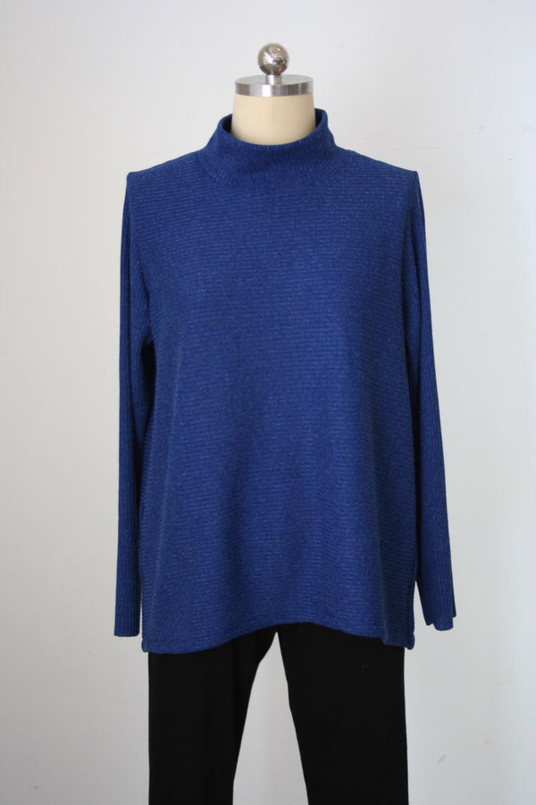 Royal Mock Rib Sweater Top