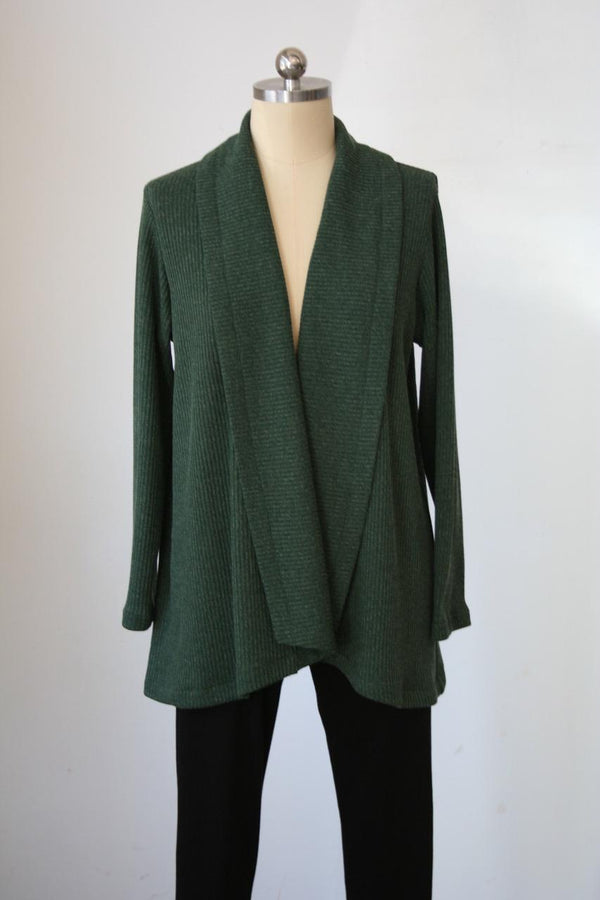 Evergreen Open Cardigan