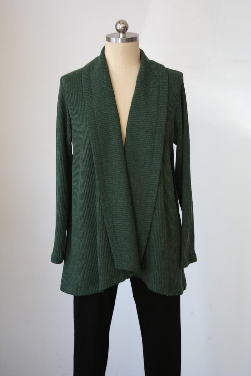 Evergreen Open Cardigan