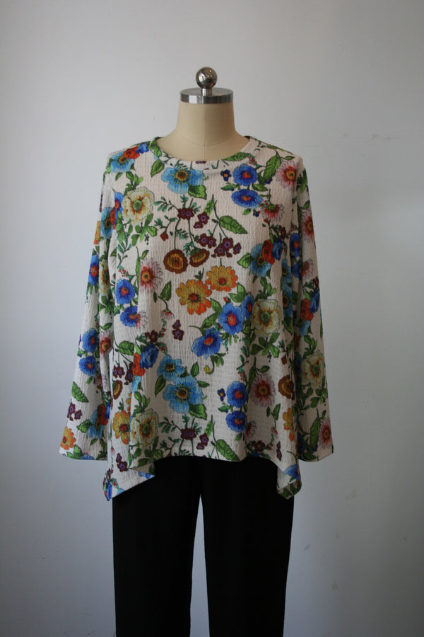 Floral Waffle Tunic