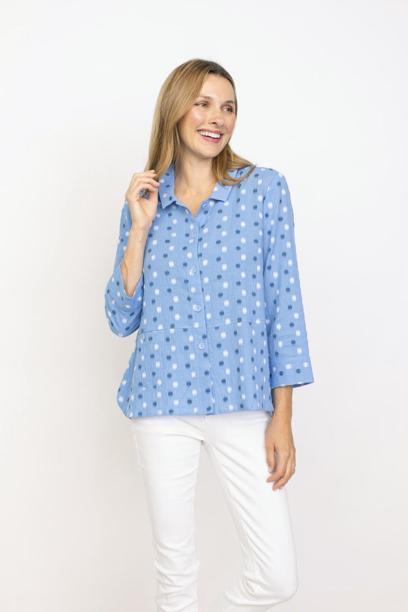 Denim Dots Easy Shirt