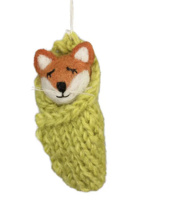 Cozy Fox Ornament
